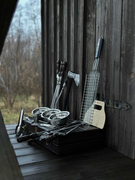 Набір шампурів Зубр 2.0 BS51 Набор для шашлыка на подарок