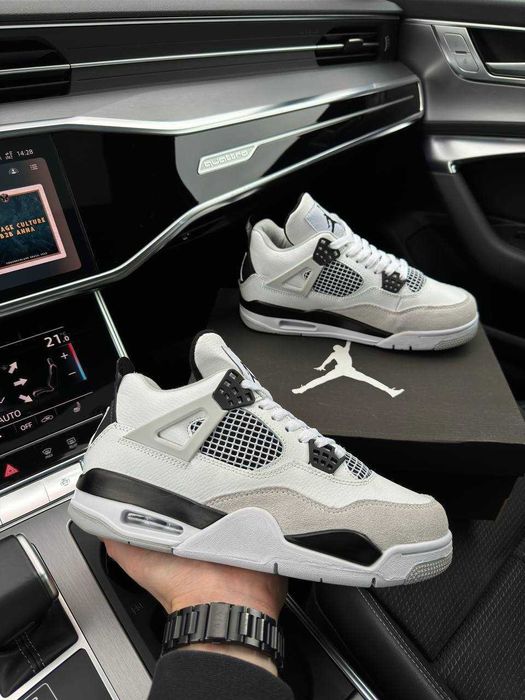 !DEAL! Nike Air Jordan 4 Retro Military Black 38 39 40 41 42 43 44 45