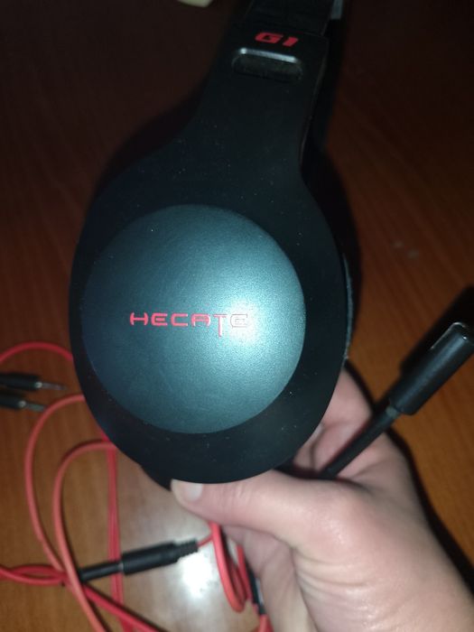 Наушники с микрофоном Edifier G1 черный 2.5м накладные USB.