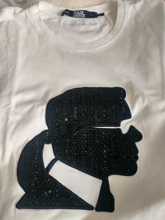 Karl Lagerfeld t-shirt biały
