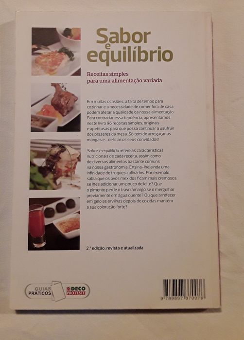 Livro: Sabor e equilíbrio, Deco Proteste