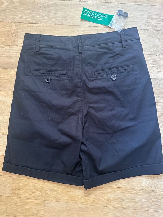 United Colors of Benetton spodenki bermudy roz.38 czarne
