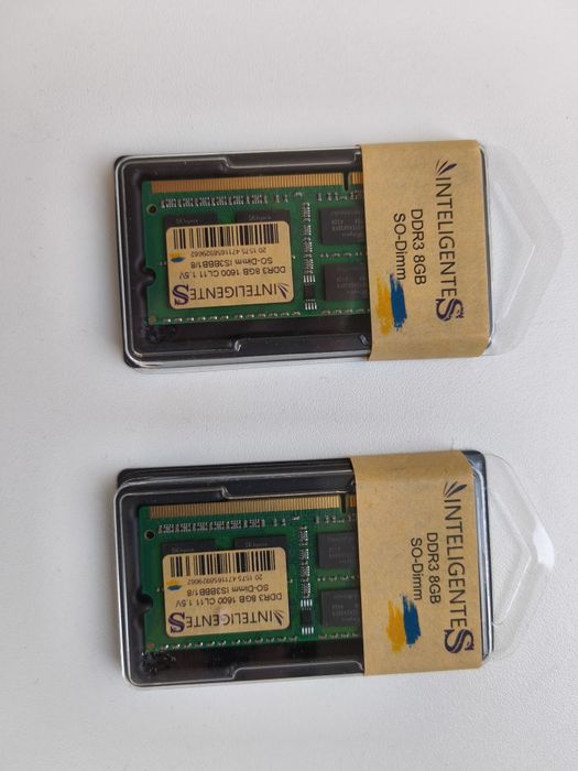 Оперативна пам'ять для ноутбука SoDIMM DDR3 8GB 1600 MHz INTELIGENTES