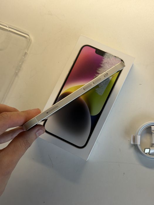 iPhone 14 128gb biały bateria 100% komplet