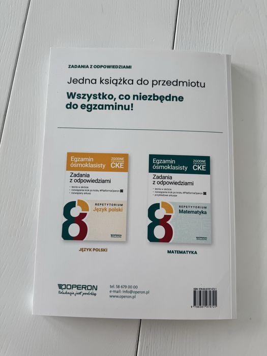 Repetytorium z j.polskiego do egzaminu ósmoklasisty Operon