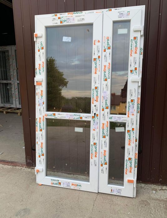 Drzwi pcv profil gruby 70mm wymiar 125x210 140x210 180x210