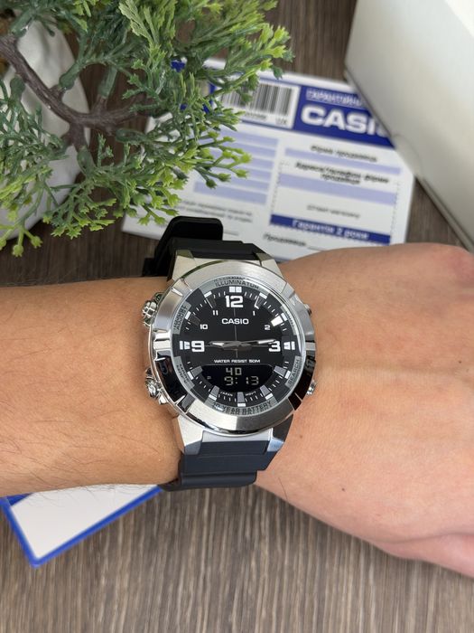 З гарантією / Новий оригінальний годинник Casio AMW-870-1A