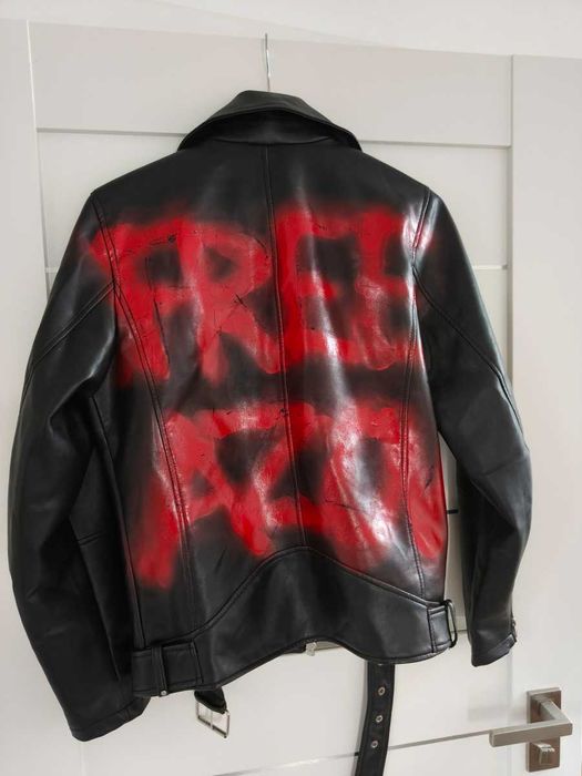 Czarna ramoneska Pull&Bear rozmiar S Punk Grunge HIPHOP