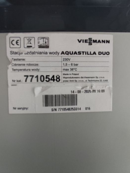 Viessmann Aquastila Duo - Stacja uzdatniania wody
