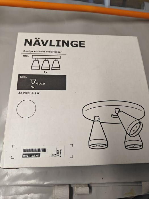 Candeeiro de teto IKEA Navlinge NOVO