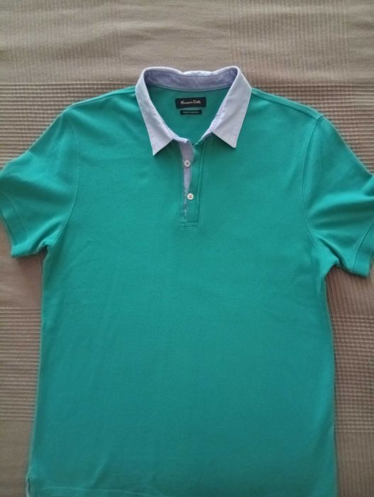 Polo manga curta Massimo Dutti