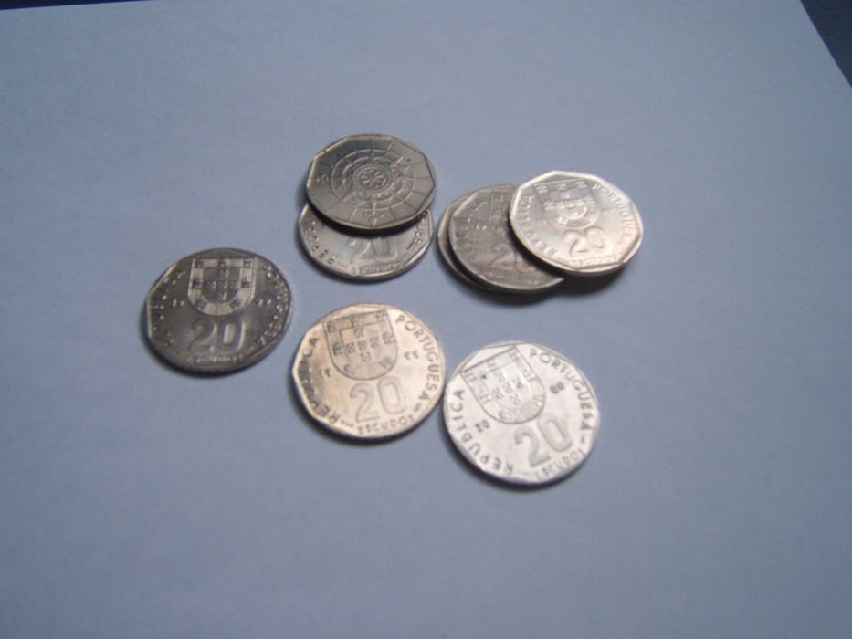 Moedas de 20 Escudos, Cupro-Níquel 1987