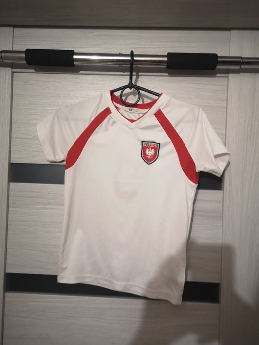 Koszulka reprezentacji Polski nr 9 H&M 120 cm