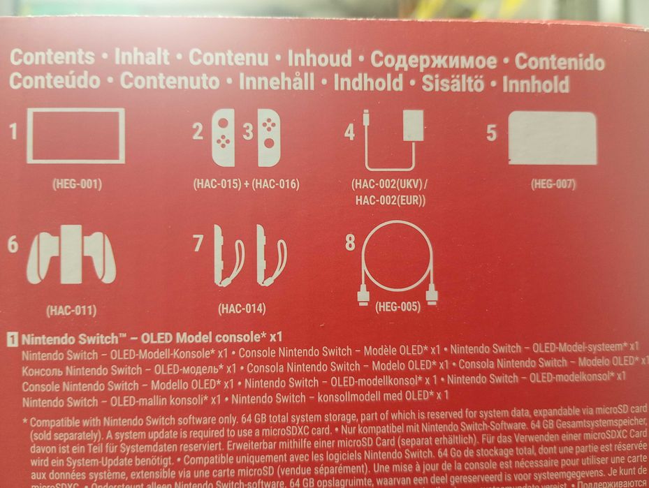 Konsola NINTENDO SWITCH OLED HEG-001 +etui 64GB -Komis MADEJ Dębica