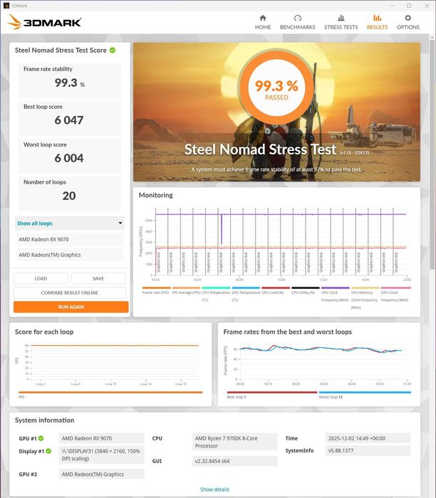 NEW!1440p Delight 9700x/16GB9070/32GB DDR5-6000CL30/2TBGen4/850WATX3.1