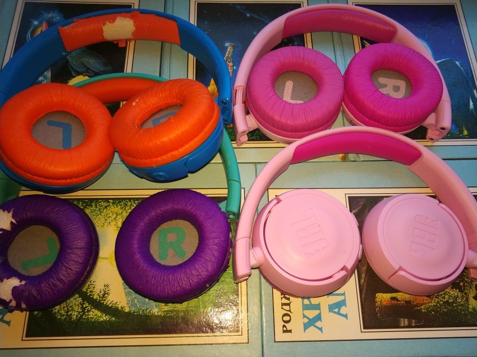 Навушники JBL JR300BT блютуз, бездротові