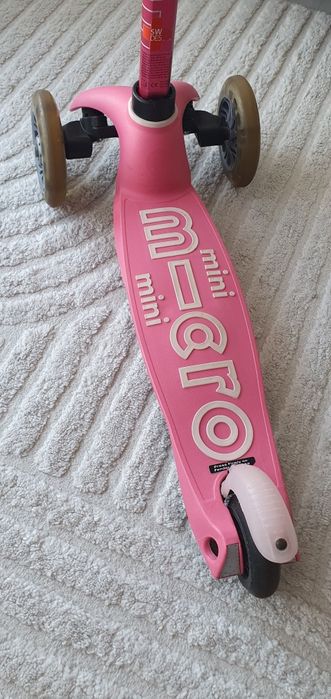 Hulajnoga Mini Micro świecące koła różowa