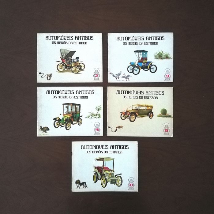 "Automóveis antigos, Os heróis da estrada N.°2, 3, 4, 5 e 8", 1968