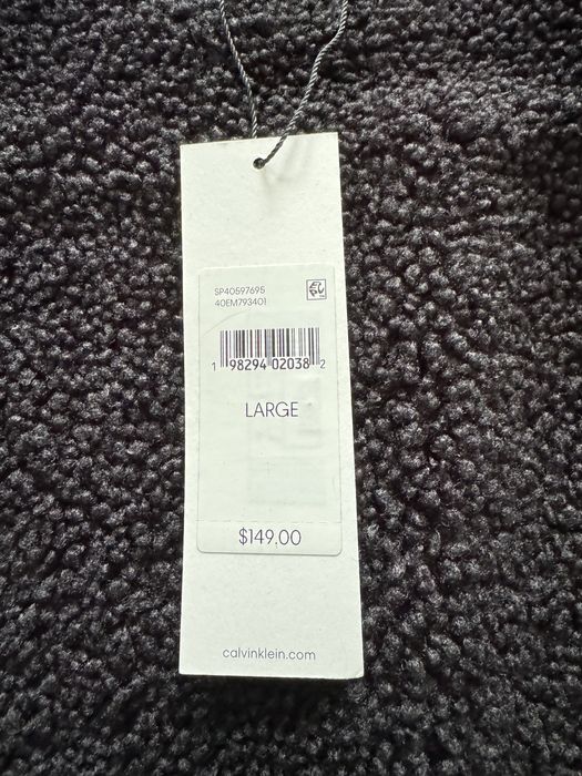 Куртка джинсовая Calvin Klein шерпа