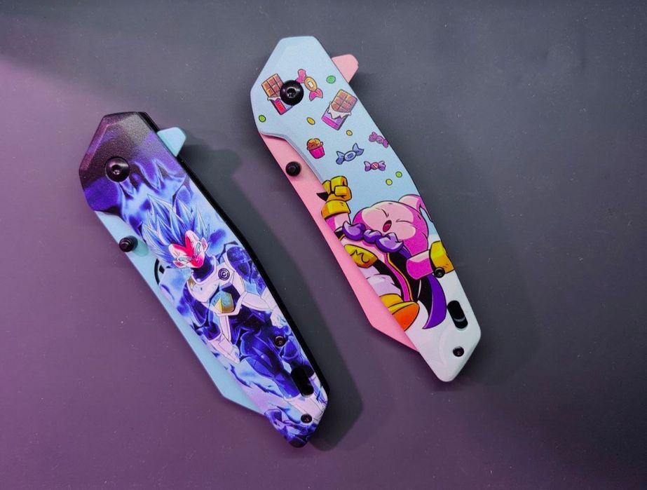 Conjunto 5 facas Dragon Ball – novas, nunca usadas, apenas 18+