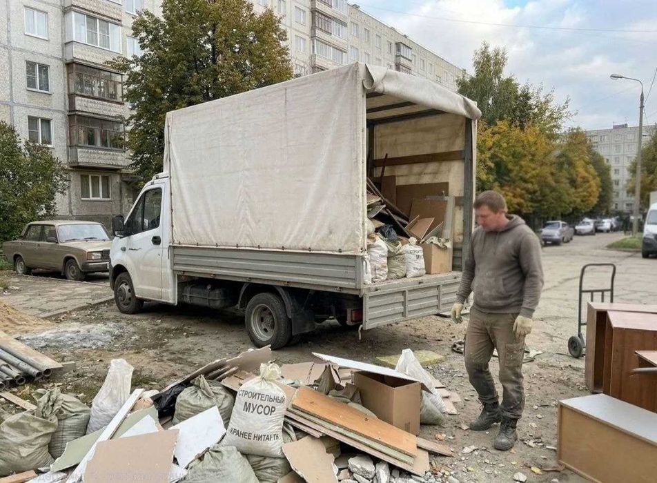 Вывоз любого квартирного мусора, хлама, вывоз строительного мусора