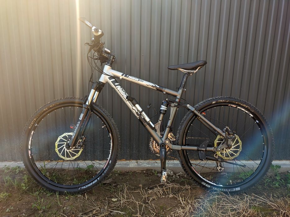 Rower górski MTB full Nubuk Bikes jak Haibike Merida S 42cm 2 x AIR amortyzator powietrzny Rock Shox Manitou hardtail lekki młodzieżowy damski meski