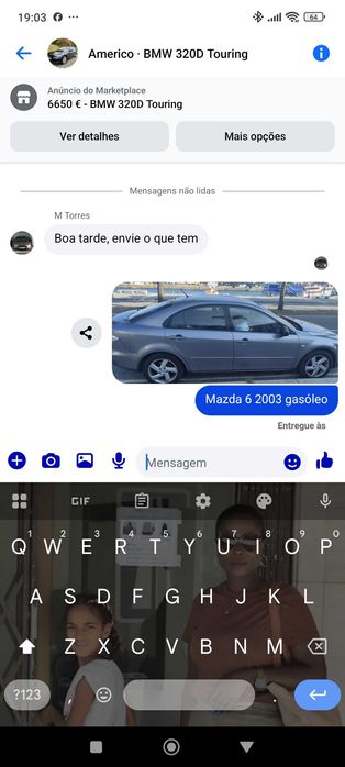 Vendo carro. Em bom estado, é comprar e andar