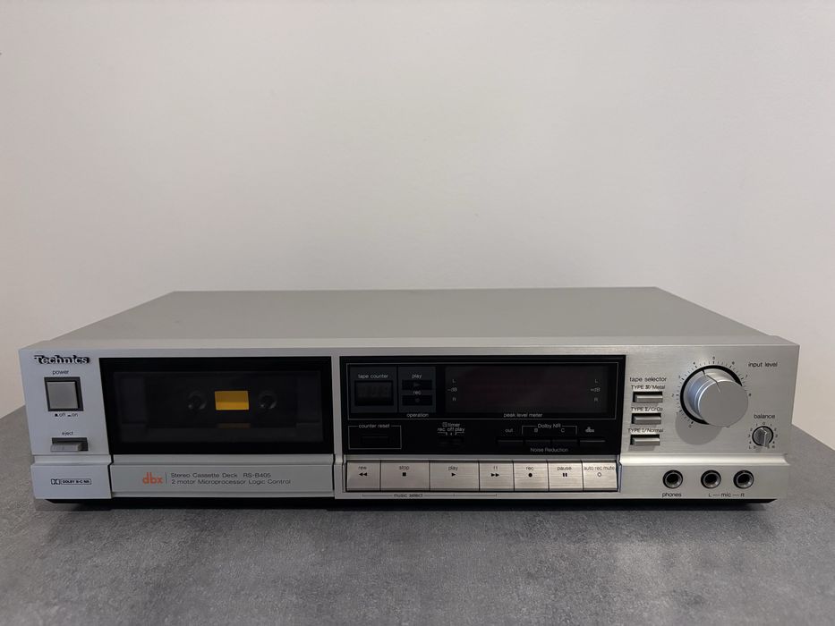 Technics RS-B405 DBX – srebrny – stan bardzo dobry