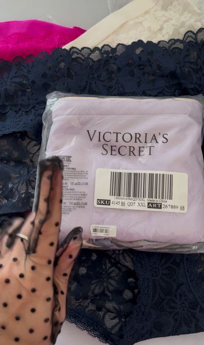 Трусики бікіні Victoria’s Secret розмір XXL набір 5 шт,на S набір 7 шт