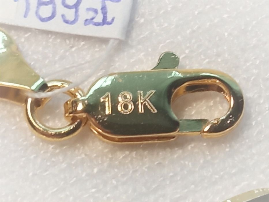 18K Grawer Pozłacany jak Złoty Łańcuszek Splot Gucci 55cm 6mm