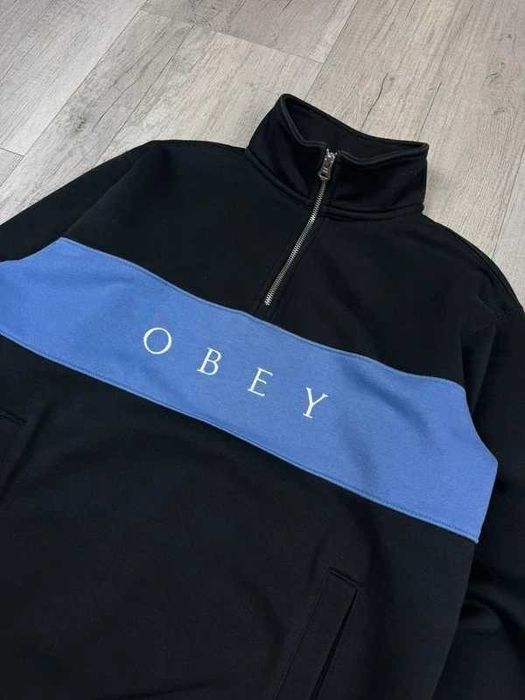 bluza half zip S Obey skateboarding