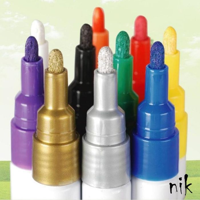 Водостійкий маркер 10 відтінків від подряпин, протектор шин, тюнінг