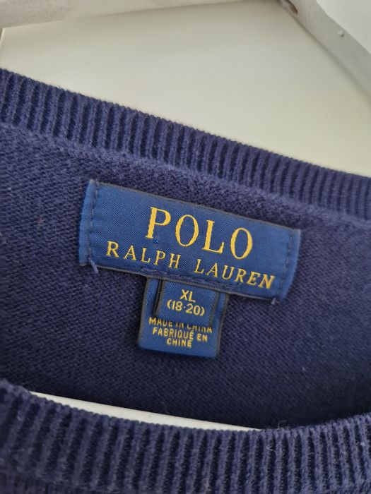Polo Ralph Lauren bawełniany sweter XL