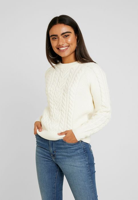 Sweter z warkoczem Vero Moda Petite XXS
