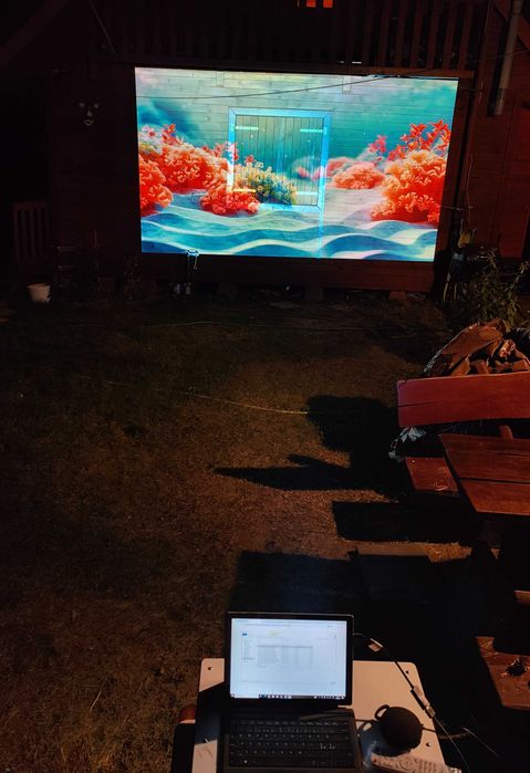 6000ansi PHILIPS PT-D5700 HDMI projektor WYSOKIEJ JASNOŚCI kino plener