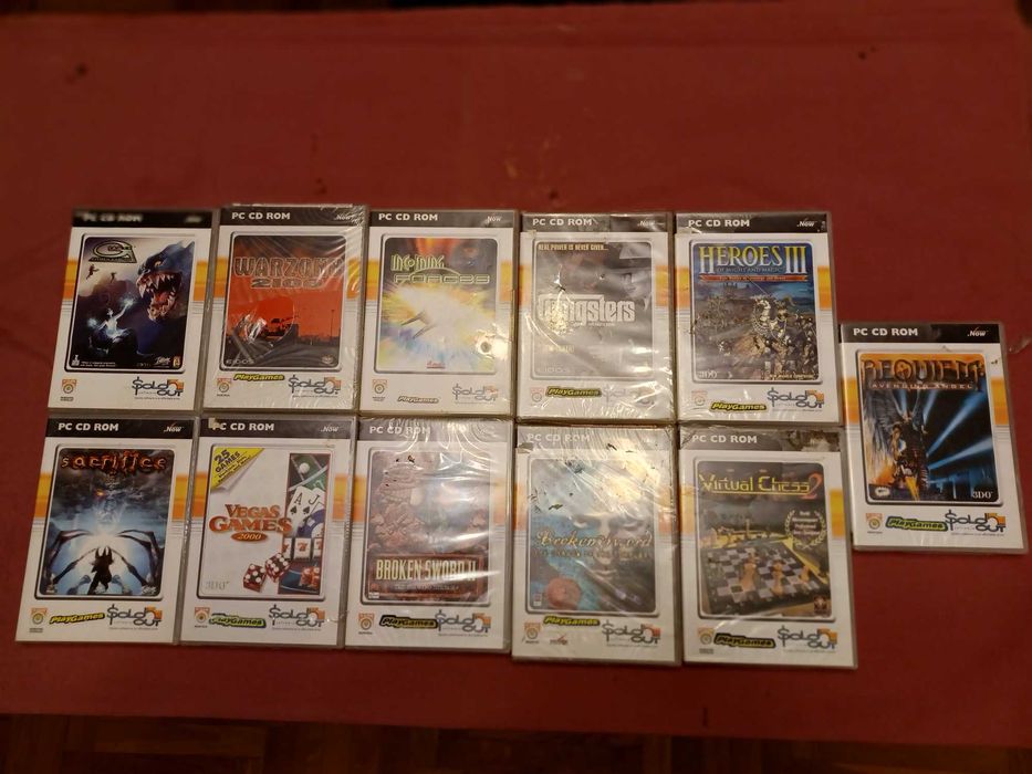 Jogos para pc windows 95/98/ME/XP (selados)