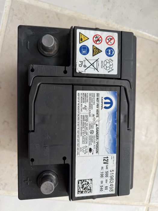 Baterias novas e usadas