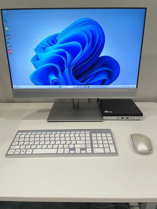 Рабочая станция HP Elitedesk i5-8500T 16/256 SSD HP EliteDisplay E243M