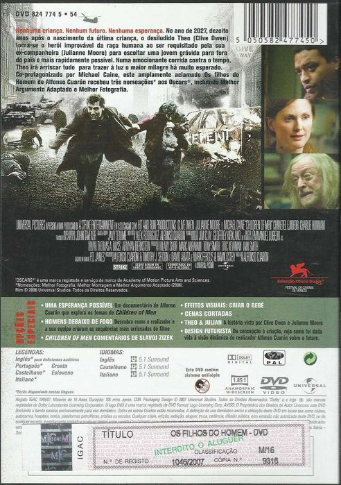 Os Filhos do Homem (edição especial 2 DVD) (2006)