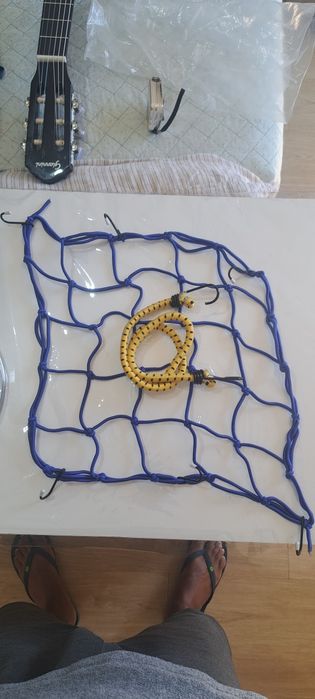 Corda e rede para motas