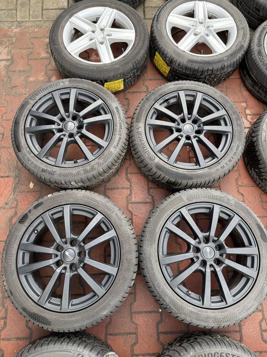 Komplet kół zimowych 5x120 Vw T5 T6 Multivan 255/45/18 Continental 24r