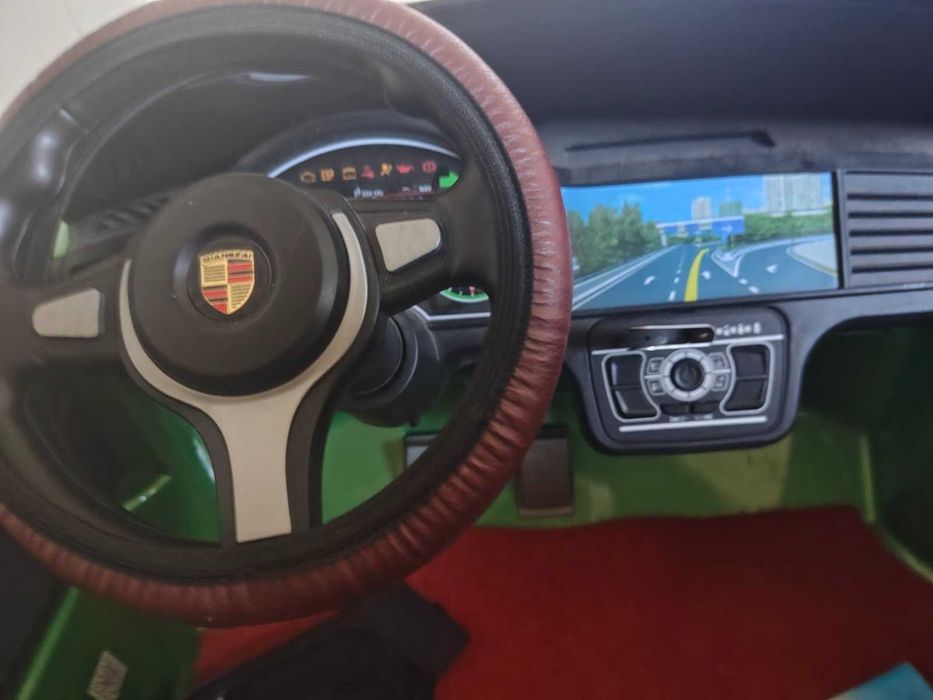 Електромобіль дитячий Porsche Boxster  (2 мотори 35W, акумулятор 12V7Ah, МР3, USB, пульт керування)  б.у ТОРГ !