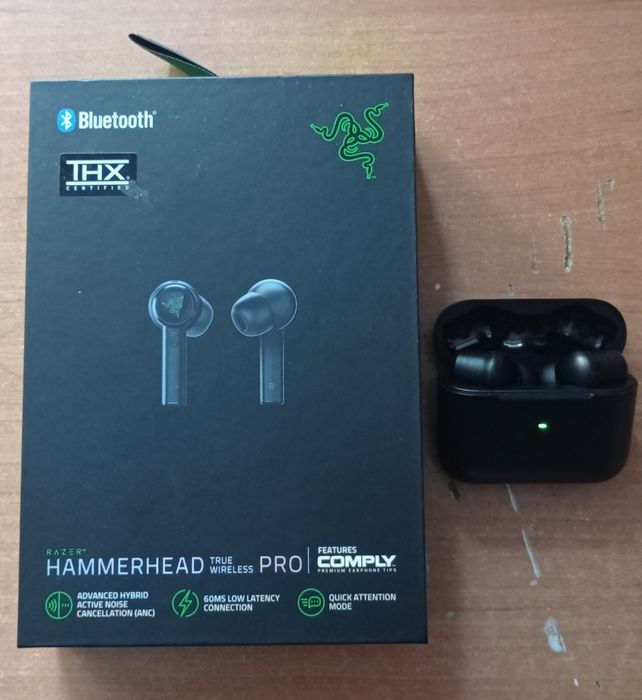 Наушники Razer hammerhead true wireless pro
