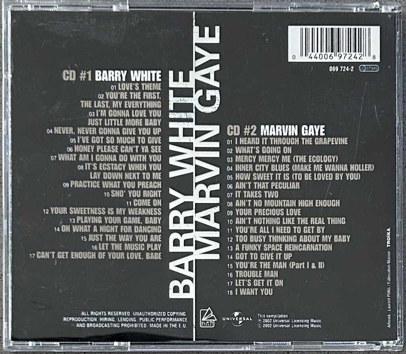 Barry White & Marvin Gaye - 2002 - CD x 2