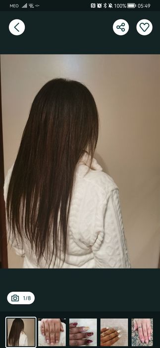 Aplicação de tranças