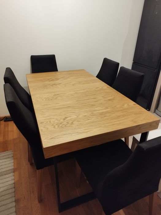 Stół dębowy 160-220x78x90 cm Szynaka meble