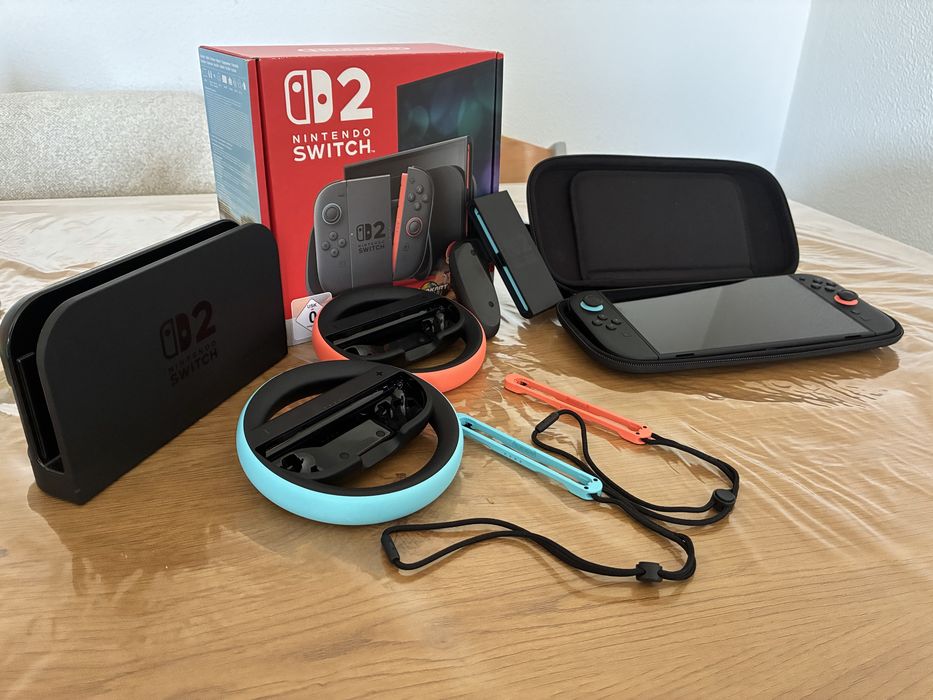 Nintendo Switch 2 como nova na garantia + acessórios oficiais