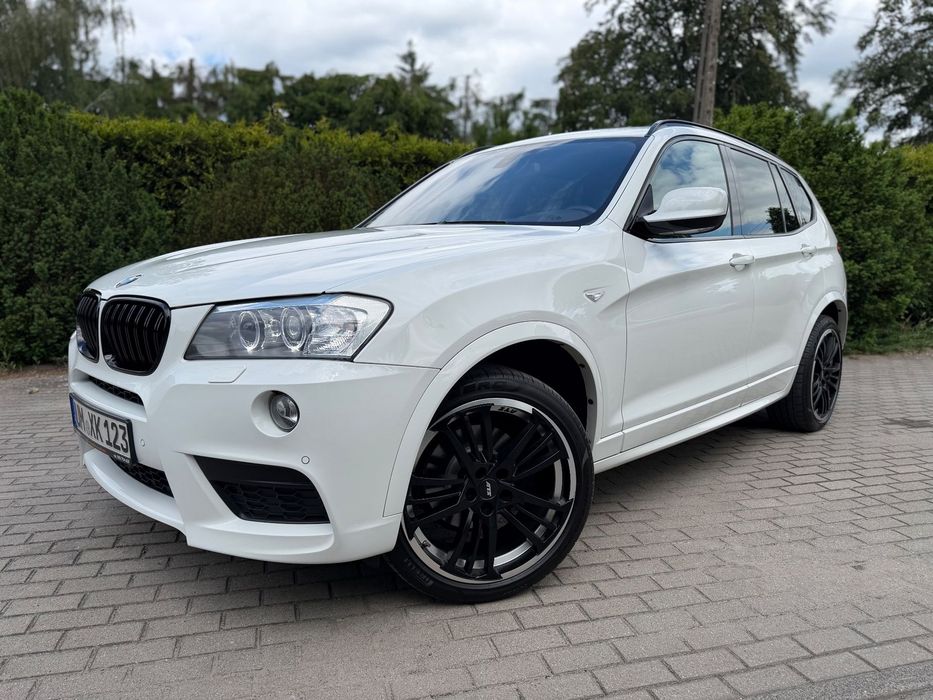 BMW X3 2.0d 184 Km X-Drive Automat M Pakiet Panorama Kamera Navi Shadowline