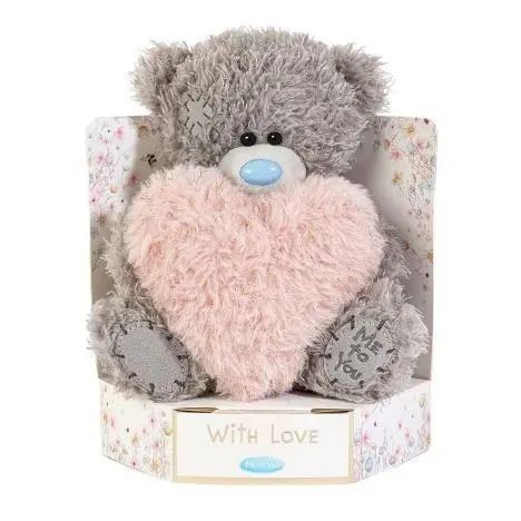 Miś - Pluszowe serduszko 18cm. Carte Blanche