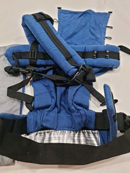 Mochila Ergonómica Little Frog Azul
